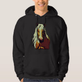 Horse graphic animal motif riding a with print hor hoodie (Vorderseite)