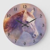 Horse Große Wanduhr (Vorderseite)