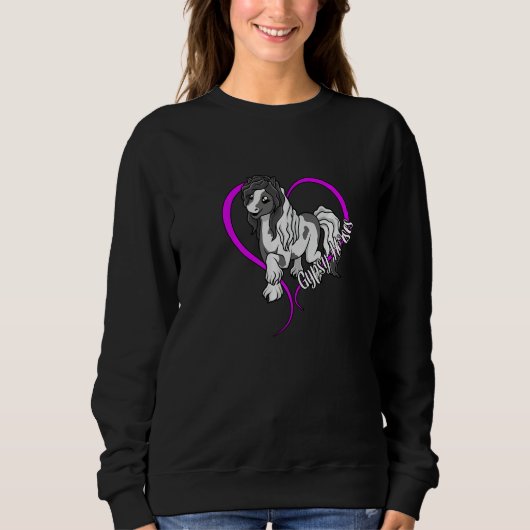 Horse Gypsy Vanner Sweatshirt (Vorderseite)