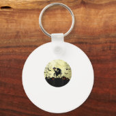 horse halloween headless horseman Pumpkin and moon Schlüsselanhänger (Vorderseite)