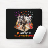 Horse Halloween und frohe Weihnachten Frohe Hallot Mousepad (Mit Mouse)