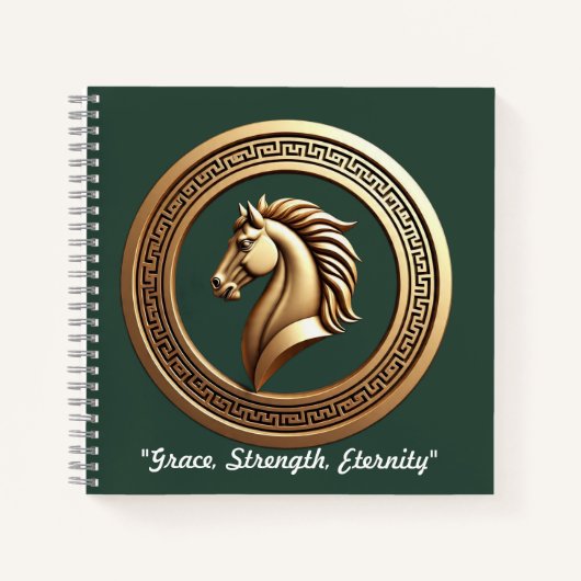 "Horse Haven Crest" Notizblock (Vorderseite)