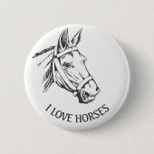 Horse-head-drawing with harness button (Vorderseite)