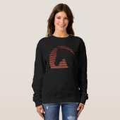 Horse Head Sunset Silhouette Girls Horse Sweatshirt (Vorne ganz)