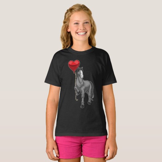 Horse Heart Balloon T-Shirt (Vorne ganz)