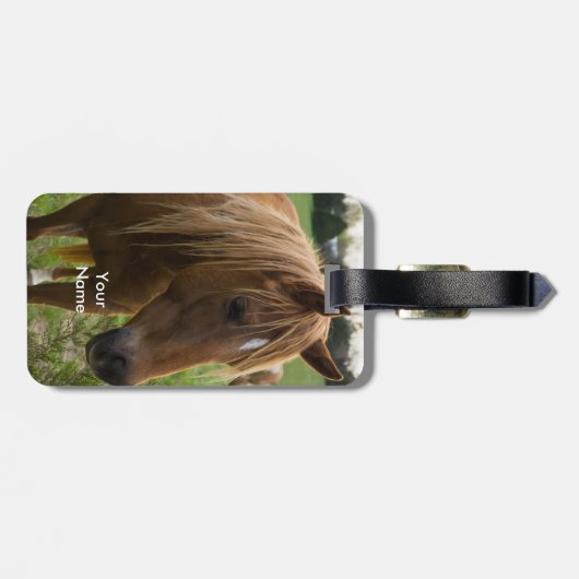 Horse Hello Gepäckanhänger (Rückseite horizontal)