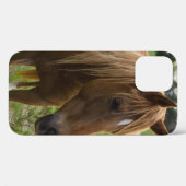 Horse Hello iPhone Case (Rückseite (Horizontal))