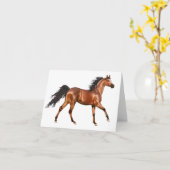 Horse Hello, Liebe, Denken Sie an Sie, Danke Karte (Gelbe Blume)