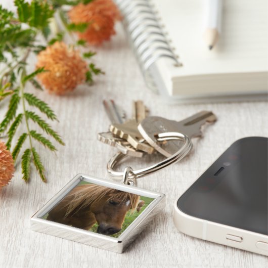 Horse Hello Schlüsselanhänger (Seite)