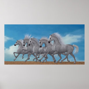 Horse Herd Poster