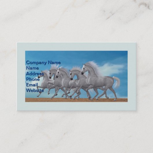Horse Herd Visitenkarte (Vorderseite)