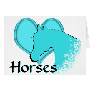 Horse III (aqua)