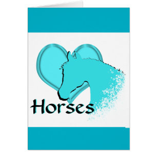 Horse III (aqua)
