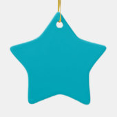 Horse III (aqua) Keramikornament (Hinten)
