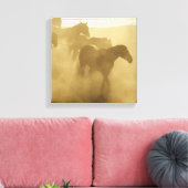 Horse in der Corral Leinwanddruck (Insitu (Wohnzimmer))