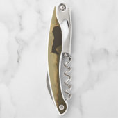 Horse in Sunrise Wine Bottle Opener Kellnermesser (Rückseite)