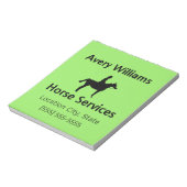 Horse Industry Professional Small Notizblock (Rotiert)