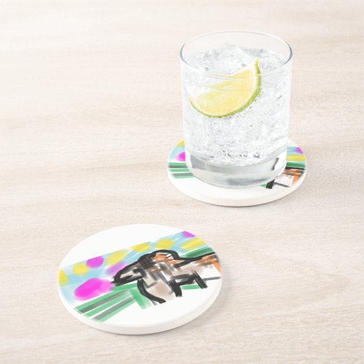 Horse joy getränkeuntersetzer (Seite)