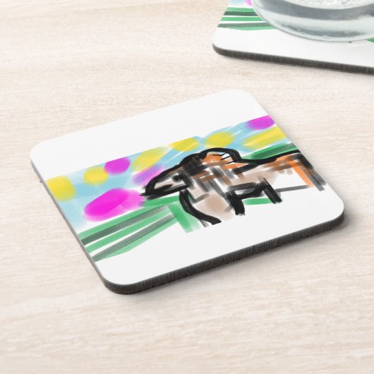 Horse joy getränkeuntersetzer (Linke Seite)