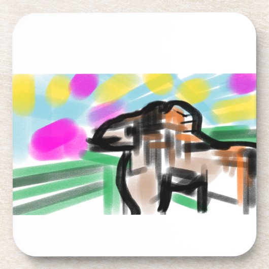 Horse joy getränkeuntersetzer (Vorderseite)