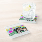 Horse joy glasuntersetzer (Schrägansicht)