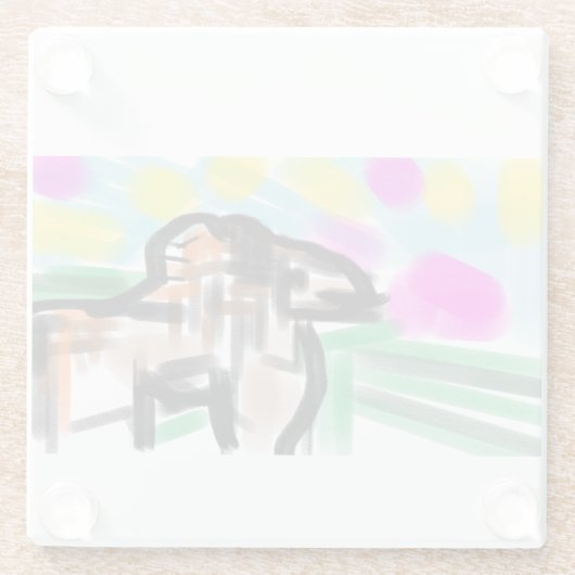 Horse joy glasuntersetzer (Rückseite)