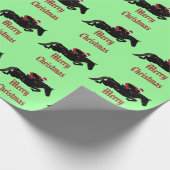 Horse Jumper Weihnachten Geschenkpapier (Ecke)