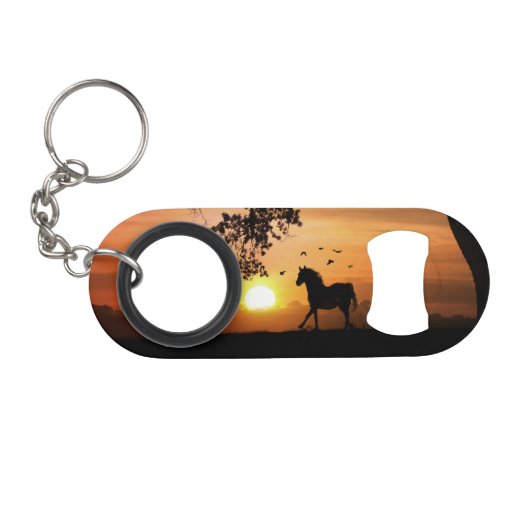 Horse Key-Chain Flasche Opener Mini Flaschenöffner (Vorderseite (Horizontal))