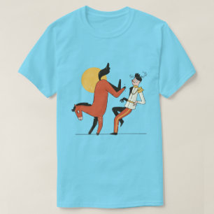 Horse Kicking Jockey T - Shirt