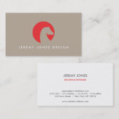 HORSE-LOGO Nr. 1 Visitenkarte (Vorne/Hinten)