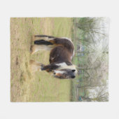 Horse love fleecedecke (Vorderseite (Horizontal))