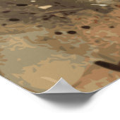 Horse Lover Cowgirl Art Poster (Ecke)