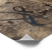 Horse Lover Cowgirl Art Poster (Ecke)