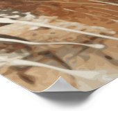 Horse Lover Cowgirl Art Poster (Ecke)