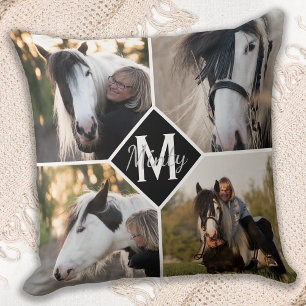 Horse Lover Foto Collage Kissen