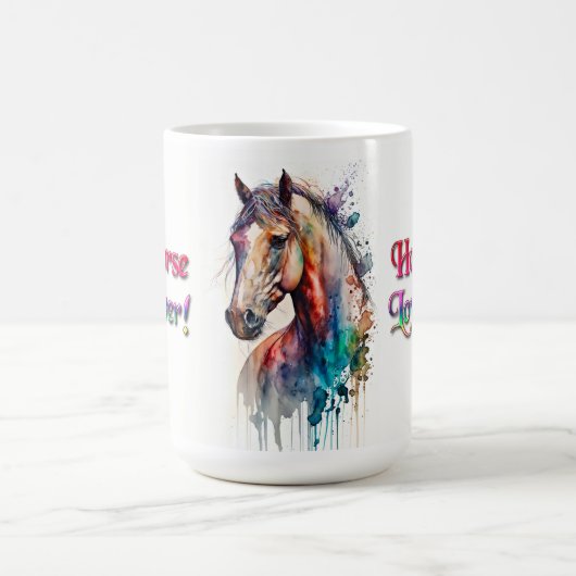 Horse Lover Horse Mom Equestrian Mug Kaffeetasse (Mittel)