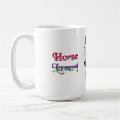Horse Lover Horse Mom Equestrian Mug Kaffeetasse (Links)