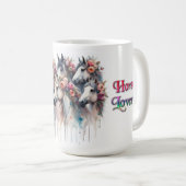 Horse Lover Horse Mom Equestrian Mug Kaffeetasse (VorderseiteRechts)