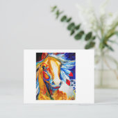 Horse Lover Postkarte (Stehend Vorderseite)
