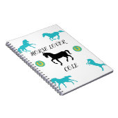 Horse Lover Spiral Notebook. Notizblock (Rechte Seite)