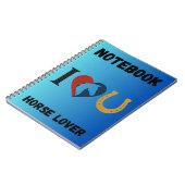 Horse Lovers Notebook - Equestrians, Animal lovers Notizblock (Linke Seite)