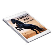 Horse Lovers Notebook  - Hooves Over Everything Notizblock (Rechte Seite)