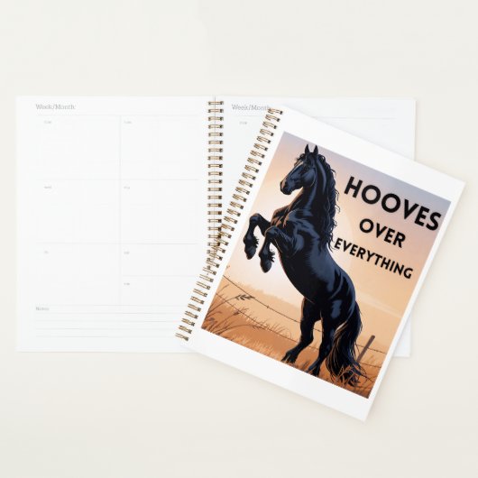 Horse Lovers Planner - Hooves Over Everything Planer (Anzeige)
