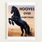 Horse Lovers Planner - Hooves Over Everything Planer (Vorderseite)