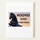Horse Lovers Planner - Hooves Over Everything Planer (Rückseite)