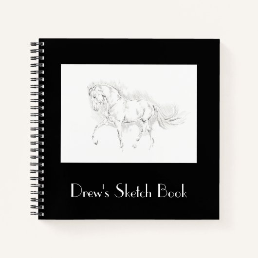 Horse Lovers SpiralNotebook Notizblock (Vorderseite)