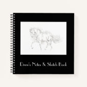 Horse Lovers SpiralNotebook Notizblock (Vorderseite)