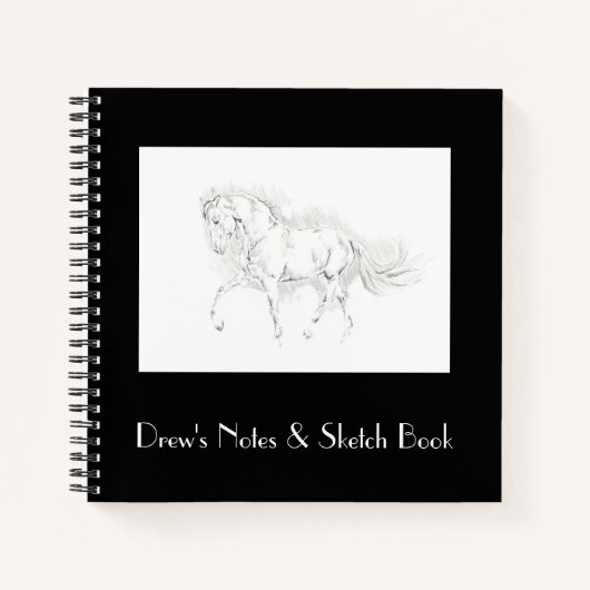 Horse Lovers SpiralNotebook Notizblock (Vorderseite)