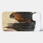 Horse Mane Case-Mate iPhone Hülle (Rückseite (Horizontal))