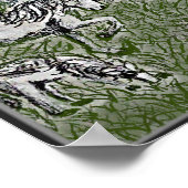 Horse Myth Colored Print, Poster (Ecke)